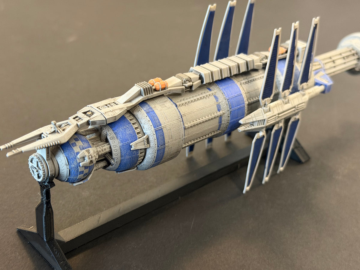 Babylon 5 Earth Alliance Space Station HIGH detail 3D print FanArt