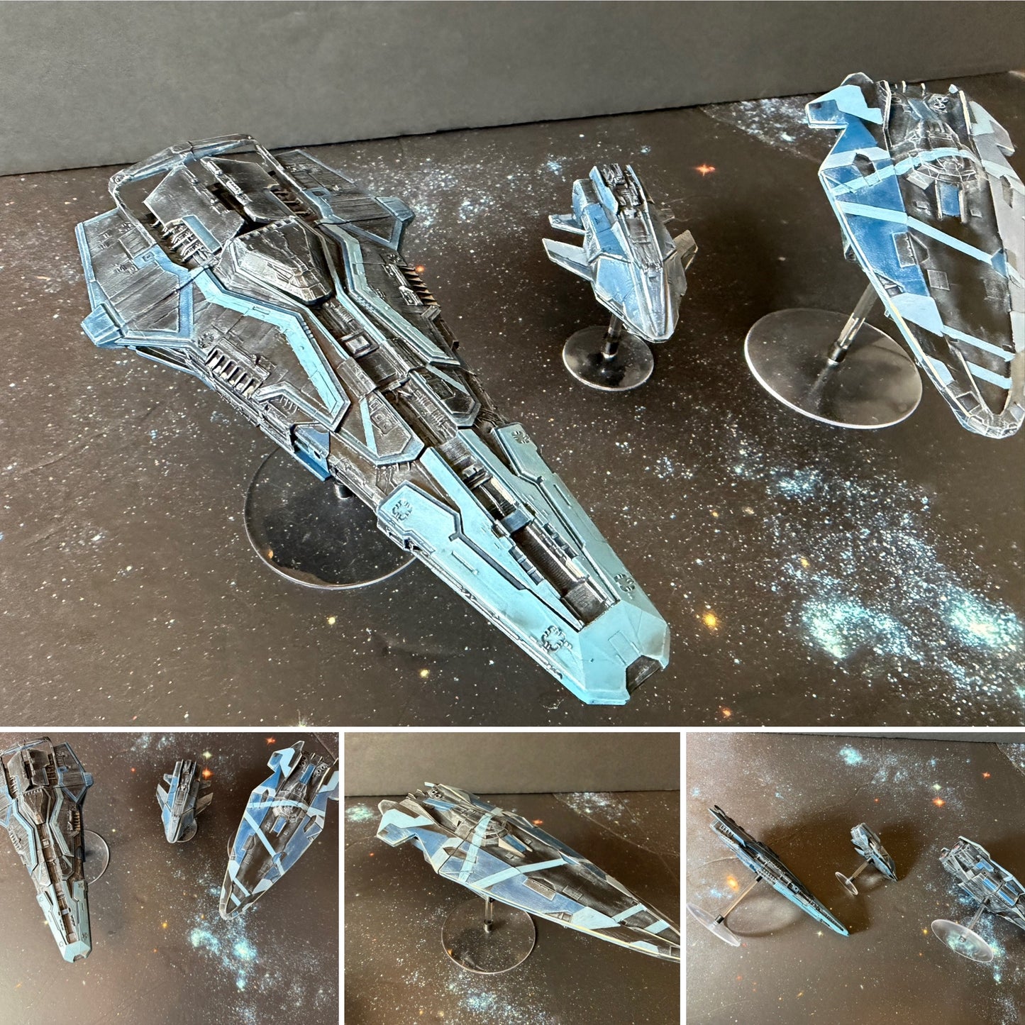 Elite: Dangerous ANACONDA (1000:1 = 152.375 mm L) HAND PAINTED 16k 3D FanArt