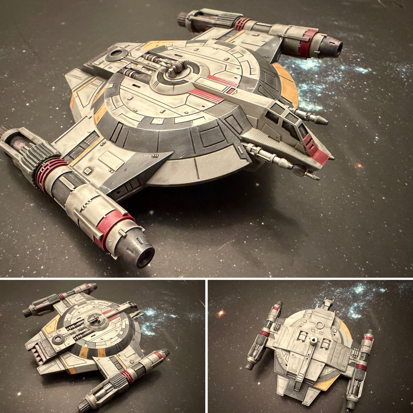 Star Wars X-Wing 1/270 Shadow Caster 14k 3D