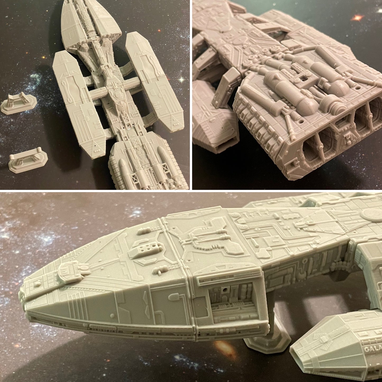 Battlestar Galactica - 40” 1978 TOS series version Hi-res FanArt 3D model