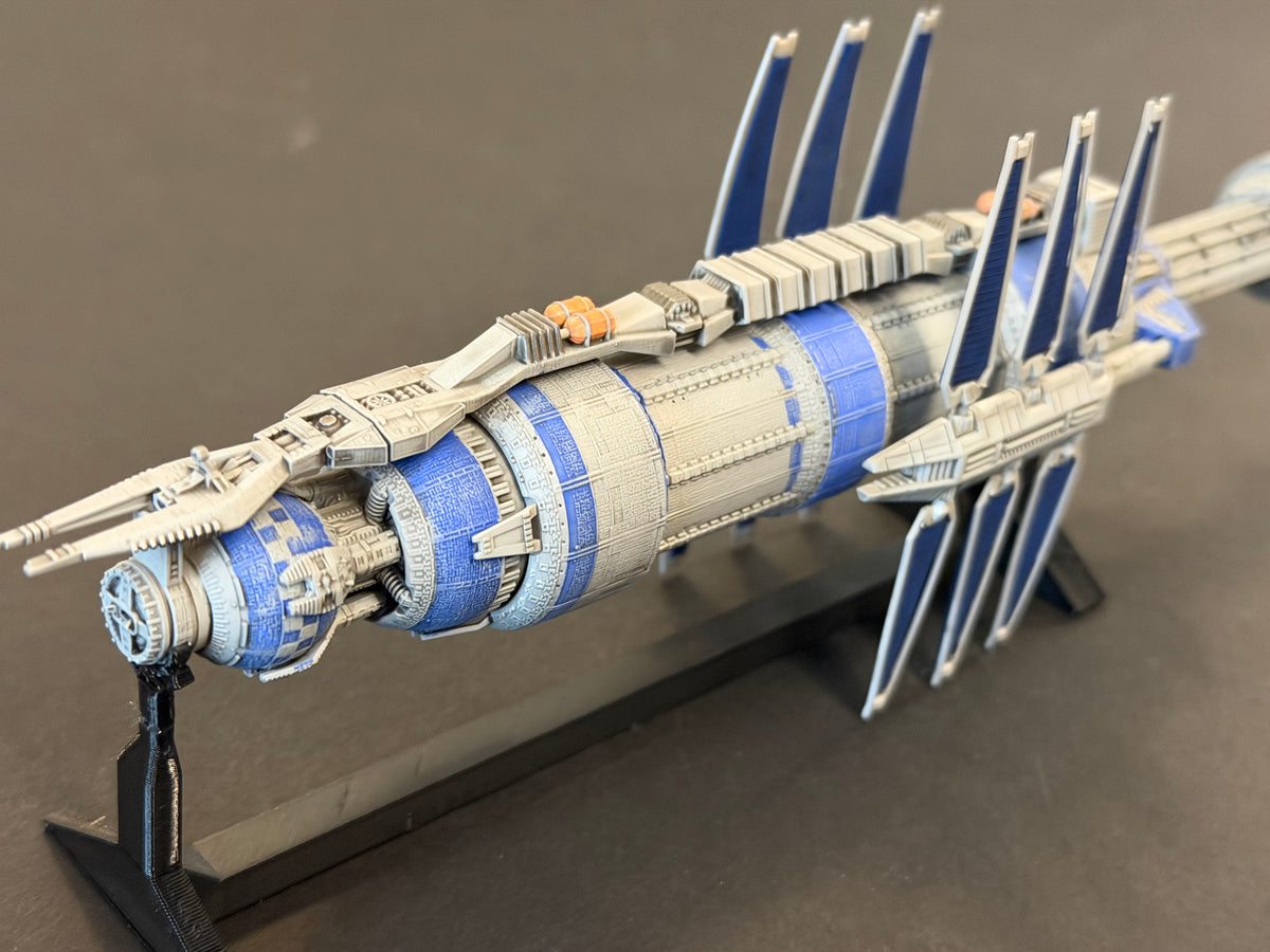Babylon 5 Earth Alliance Space Station HIGH detail 3D print FanArt