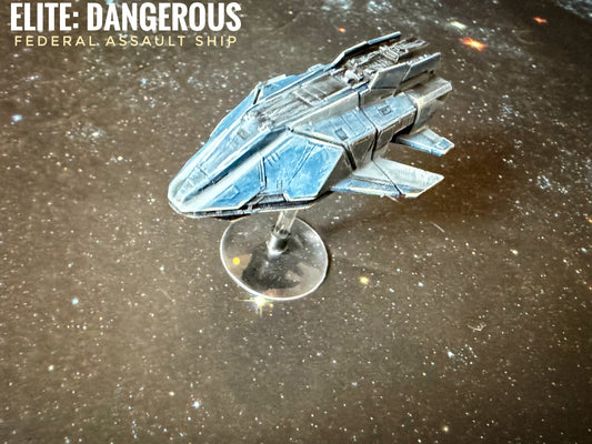 Elite: Dangerous Federal Assault Ship 1000:1 73.8mm L 14k 3D