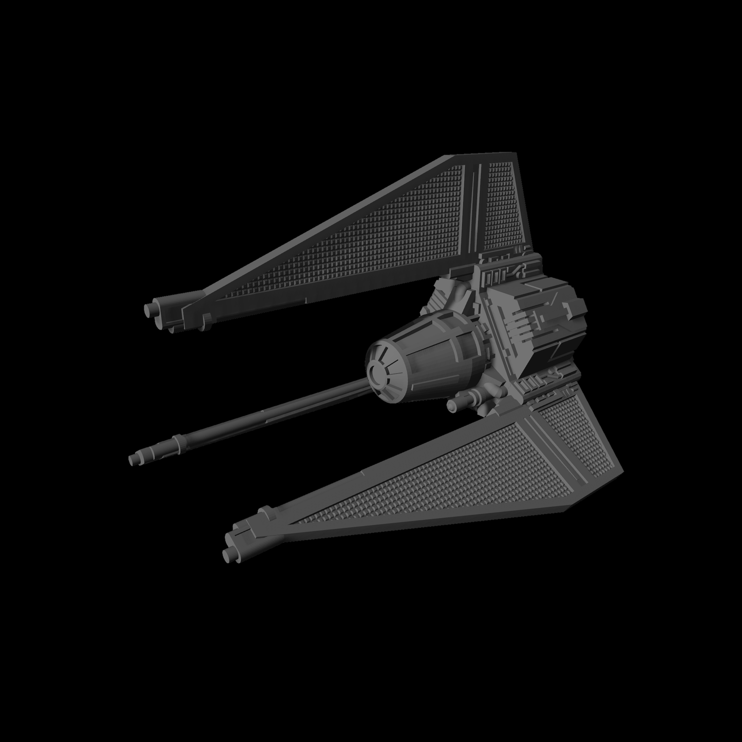 Star Wars X-Wing 1/270 Imperial TIE Phantom Vader 12k 3D Raw/Unpainted or Hand-Painted