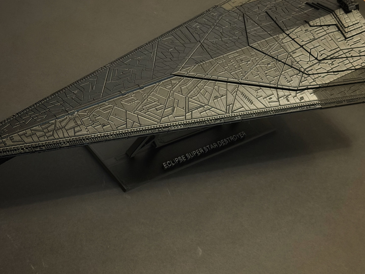 Star Wars Armada Dark Empire ECLIPSE 2 Super Star Destroyer 24” 14k 3D printed