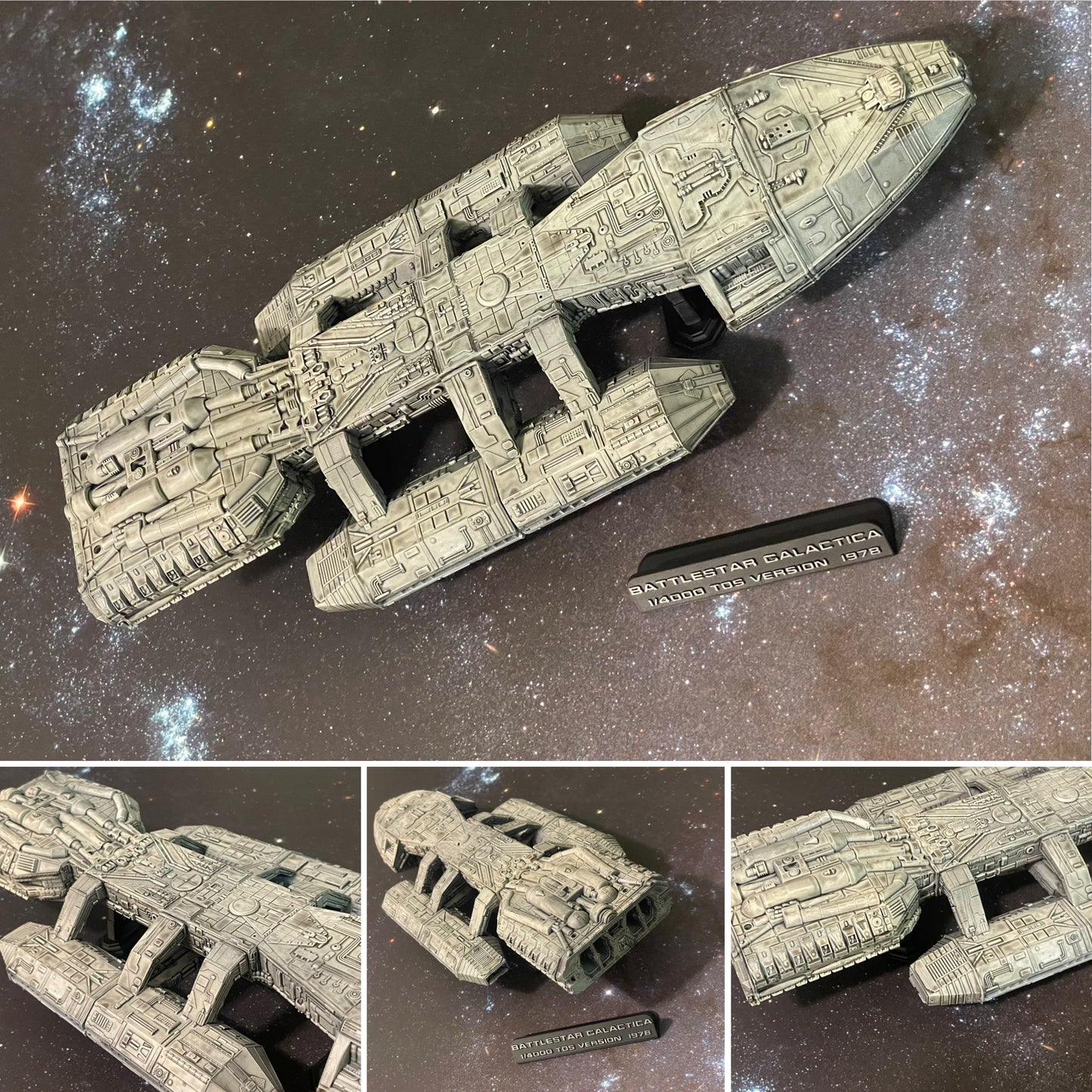 Battlestar Galactica - 40” 1978 TOS series version Hi-res FanArt 3D model