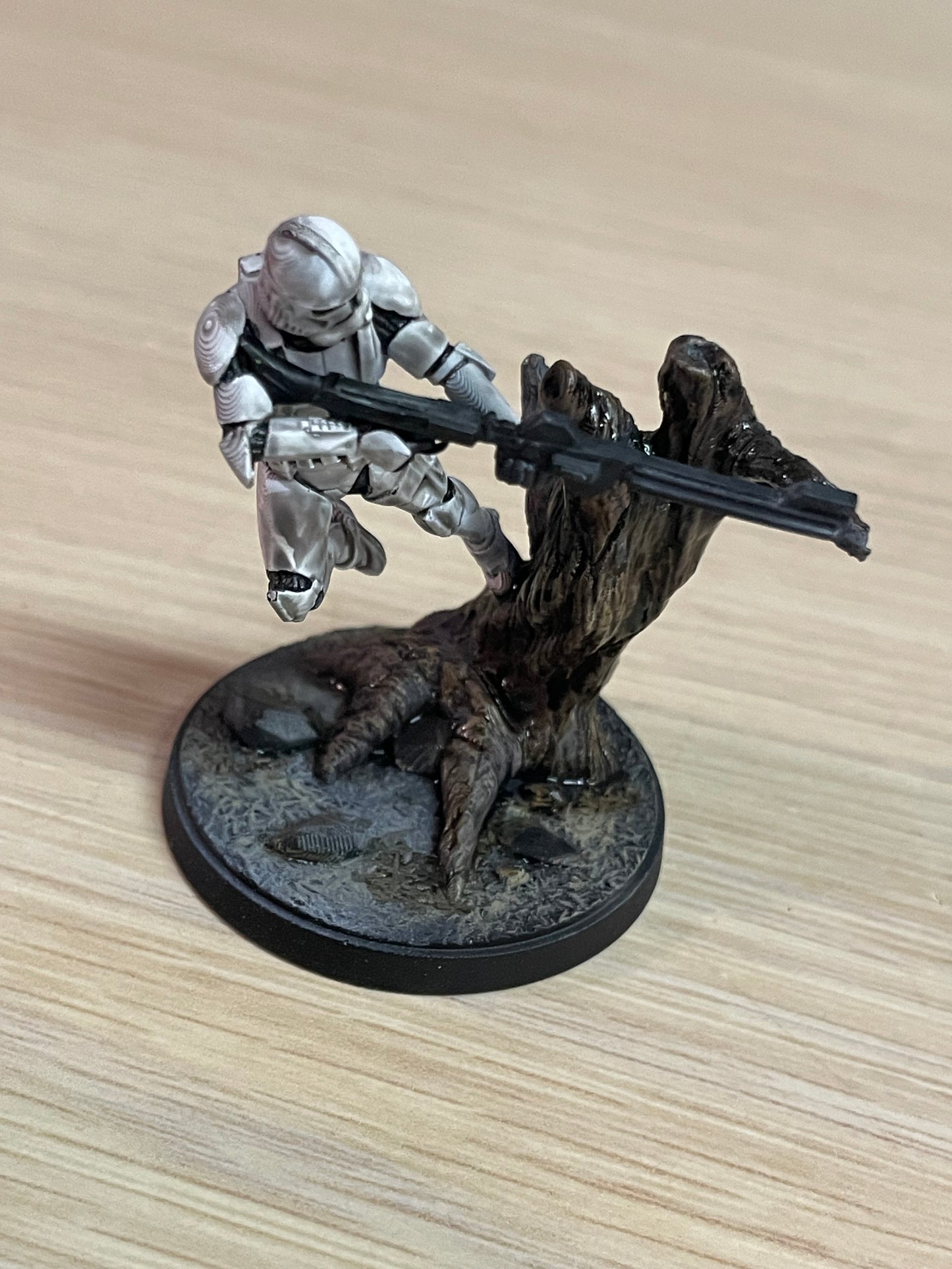 Star Wars LEGION Shatter Scale Clone Troopers (3) • Raw/Unpainted -or- Hand Painted Model 3D 14k Resin