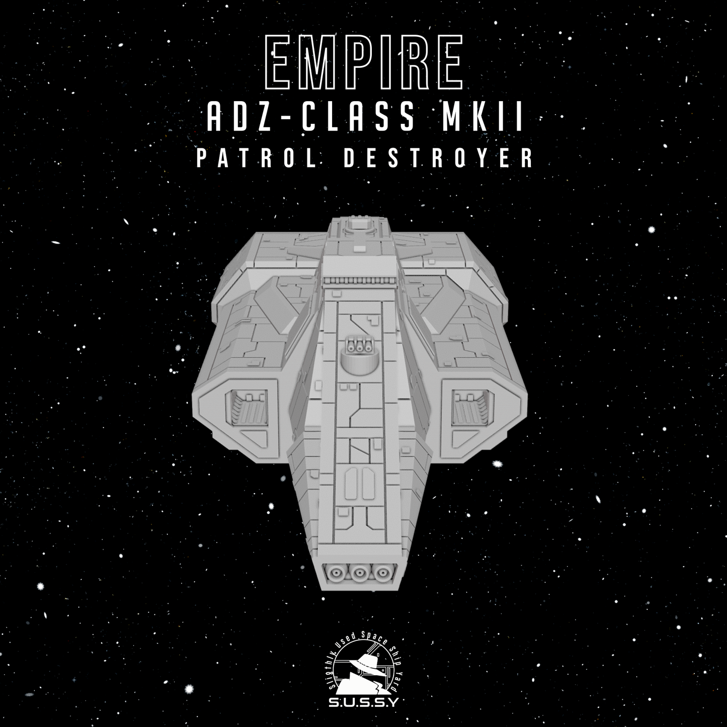 Star Wars Armada ADZ-Class Destroyer - MK2 16k 3D print