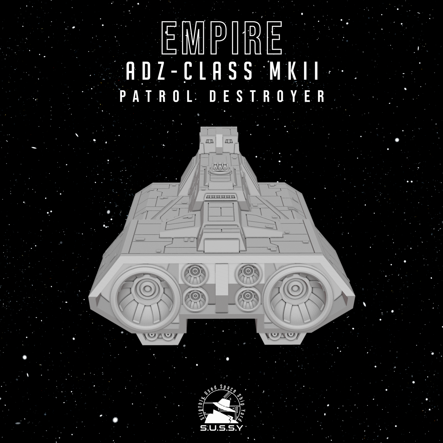 Star Wars Armada ADZ-Class Destroyer - MK2 16k 3D print