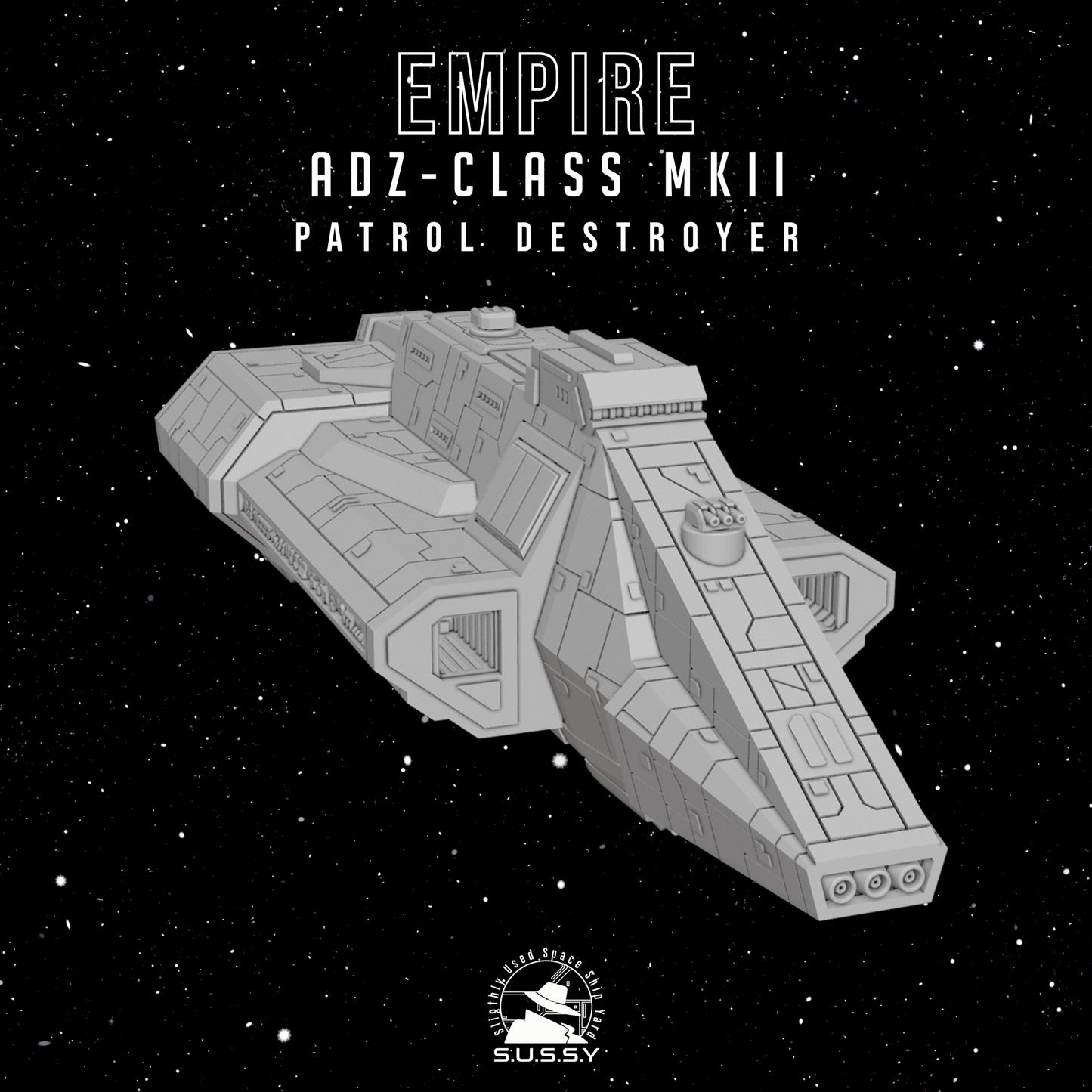 Star Wars Armada ADZ-Class Destroyer - MK2 16k 3D print