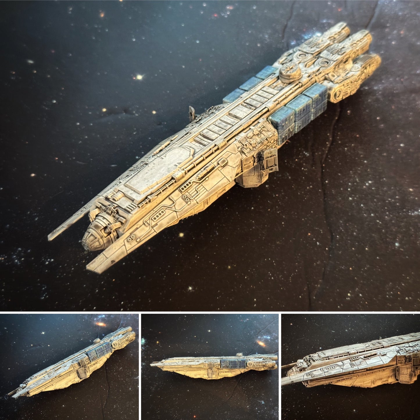 Star Wars X-Wing 1/270 Corellian YT-3700 Light Freighter Hand RAW UNPAINT 14k 3D