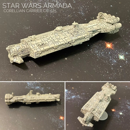 Star Wars Armada Corellian Carrier 525 16k 3D print