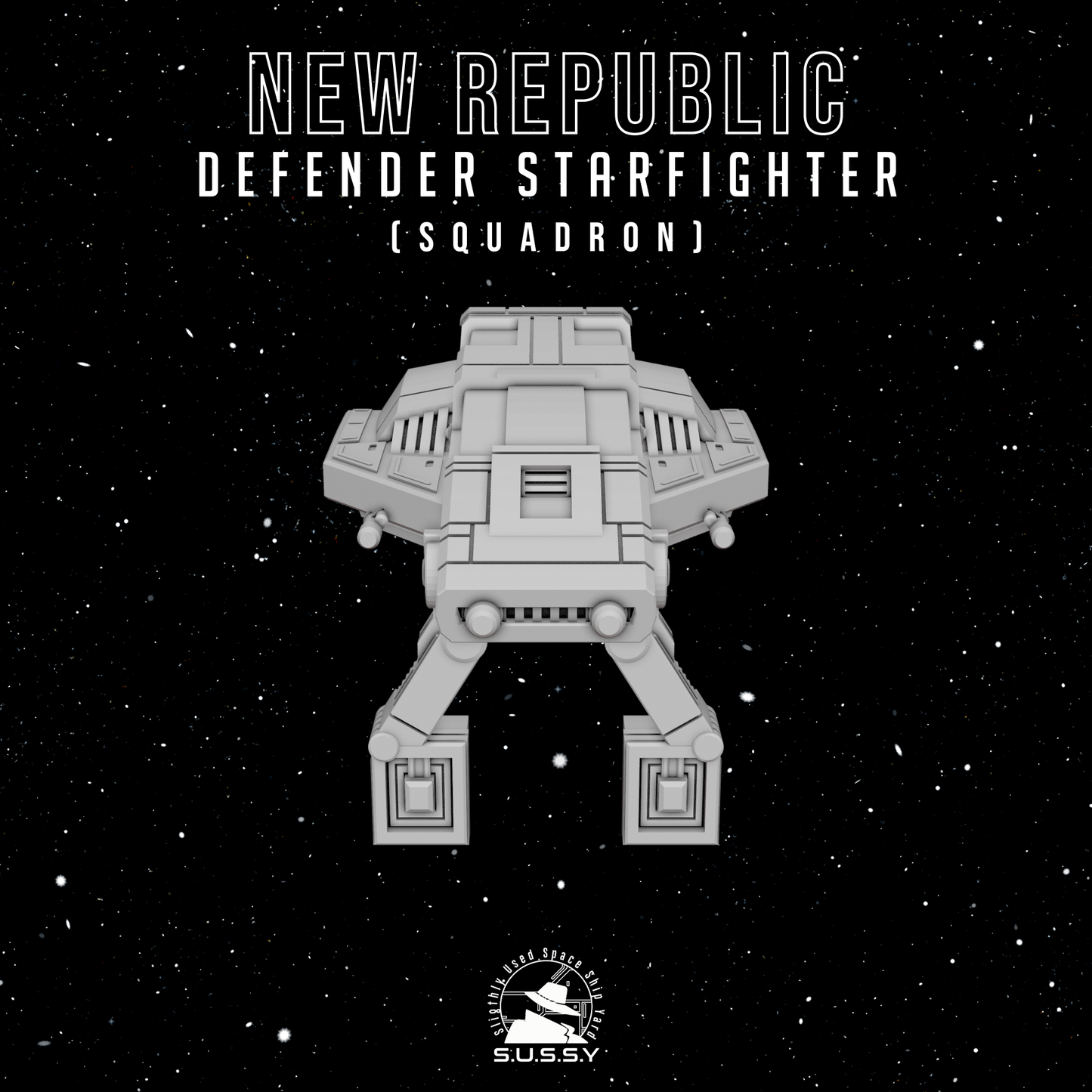 Star Wars X-Wing 1/270 Republic Defender Starfighter 16k 3D print