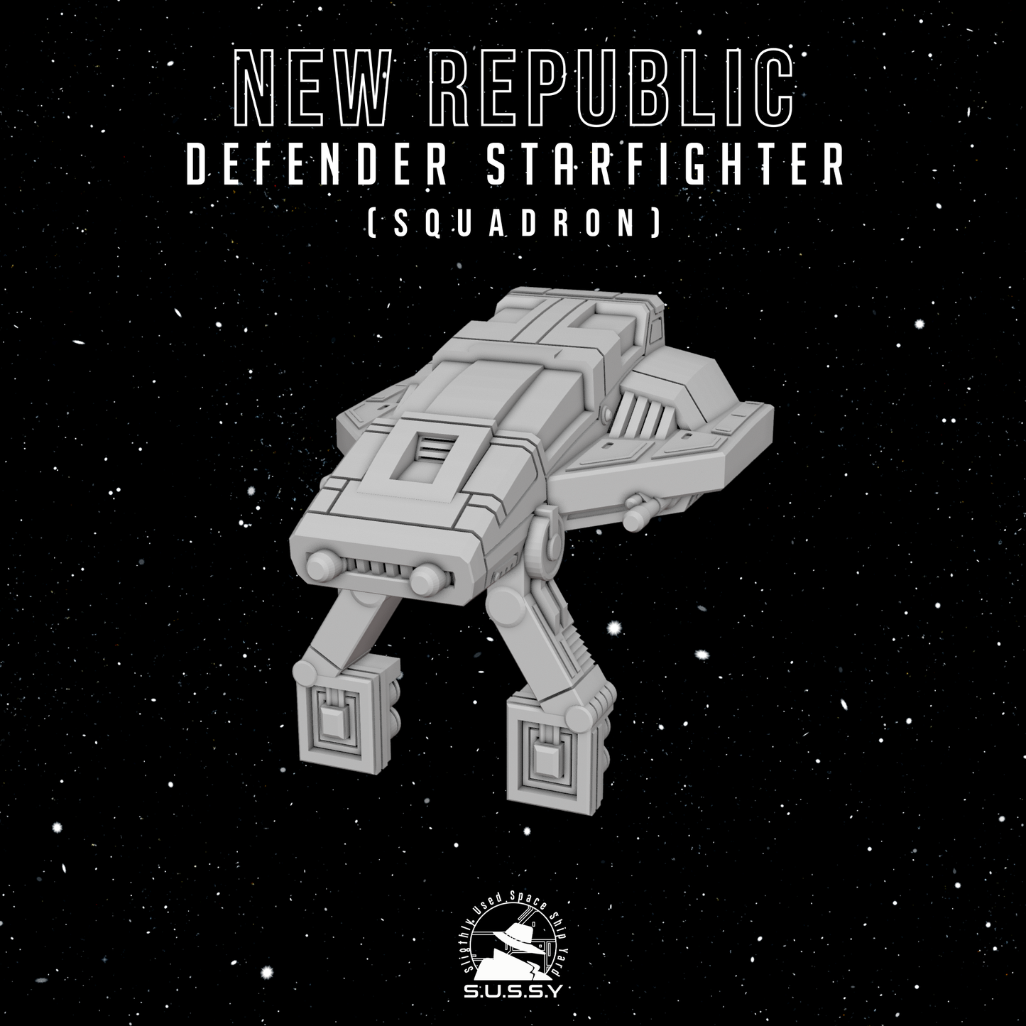 Star Wars X-Wing 1/270 Republic Defender Starfighter 16k 3D print