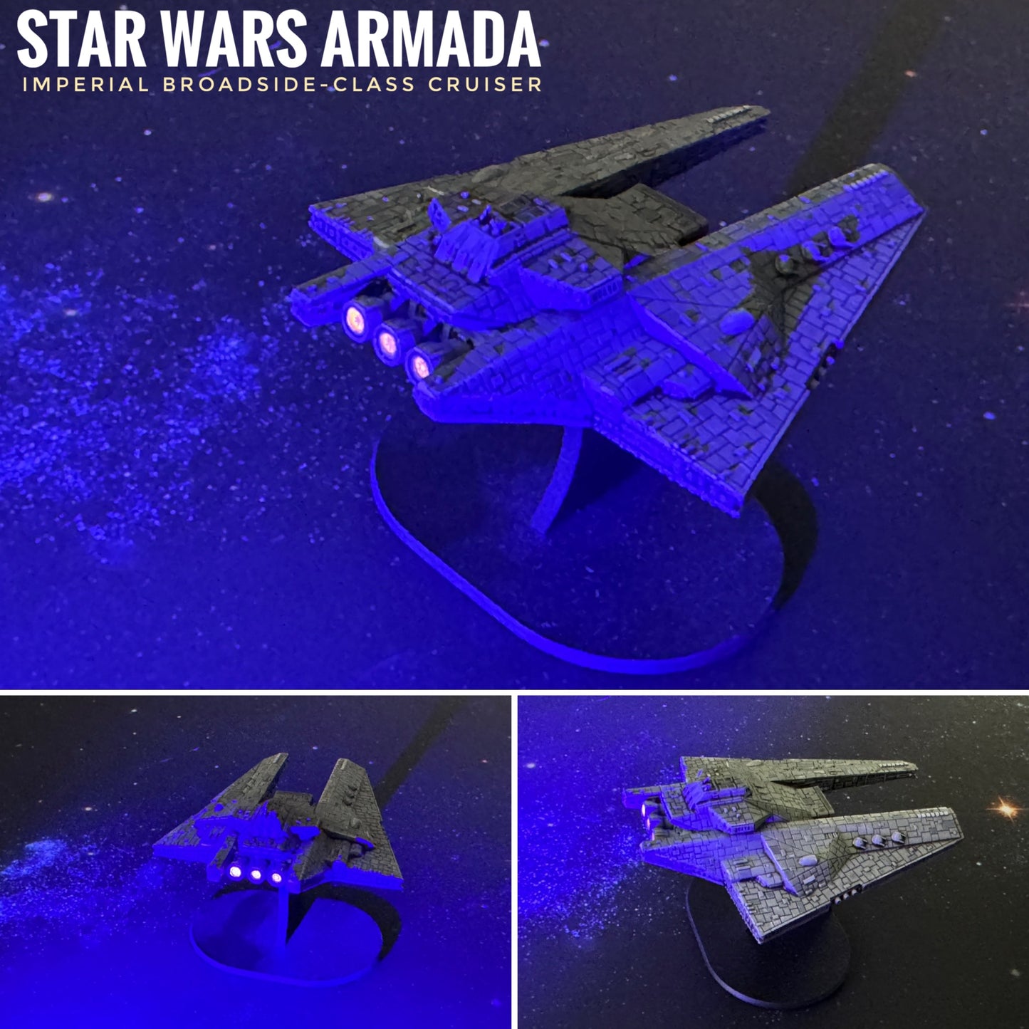 Star Wars Armada Broadside Cruiser 16k 3D print