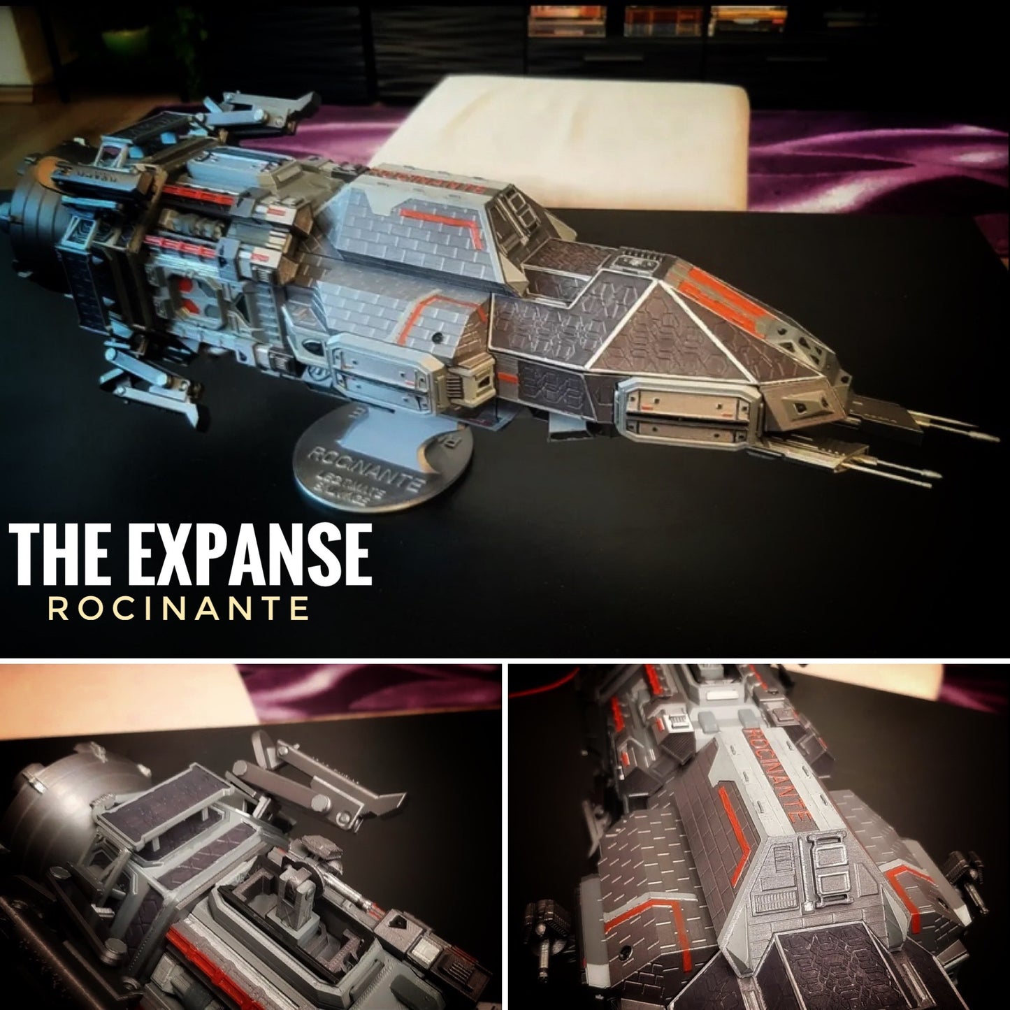 The Expanse “Rocinante” ship sci-fi 14k hi-res Resin 3D print FanArt