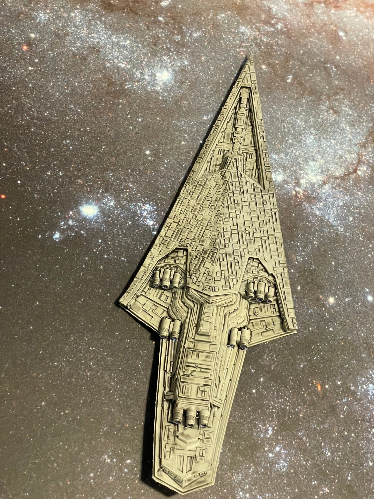 Star Wars Armada Executor SSD 9” Scaled Model Un-painted 12k 3D Resin FanArt