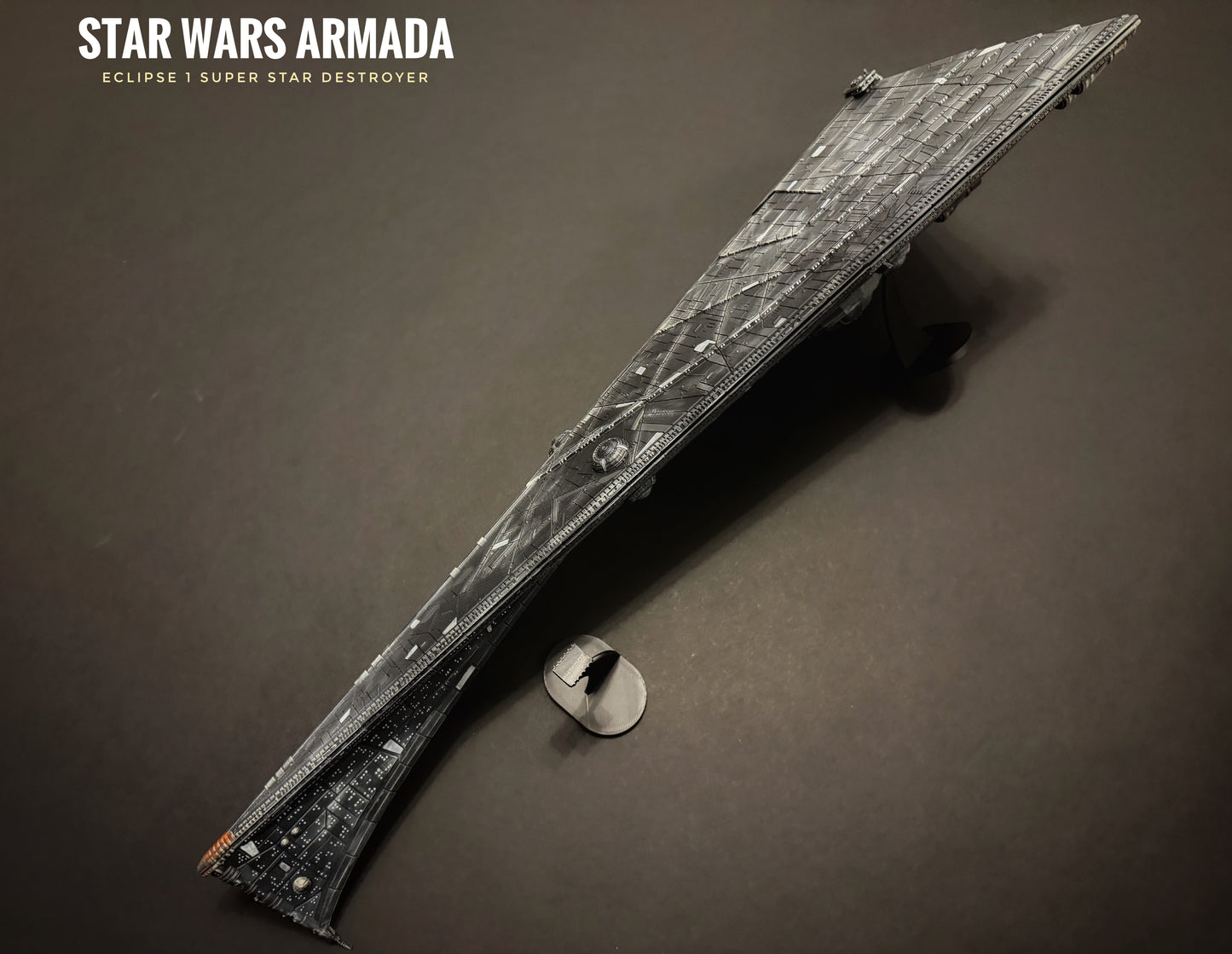 Star Wars Armada Dark Empire ECLIPSE 1 Super Star Destroyer 24” 14k 3D printed