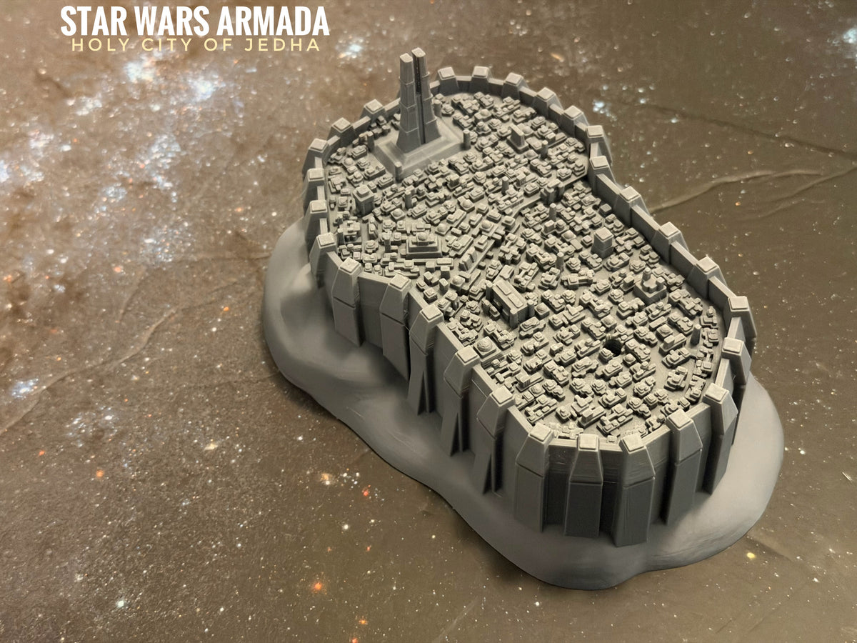 Star Wars Armada Holy City of Jedha (Rogue One) 16k 3D print