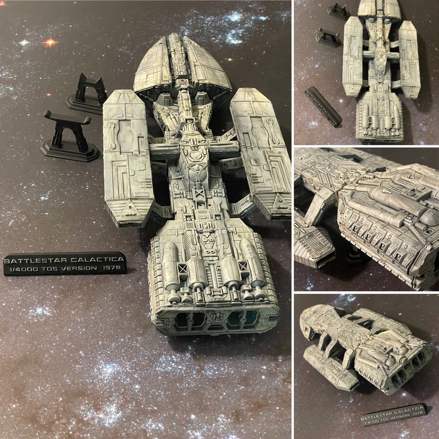 Battlestar Galactica - 40” 1978 TOS series version Hi-res FanArt 3D model