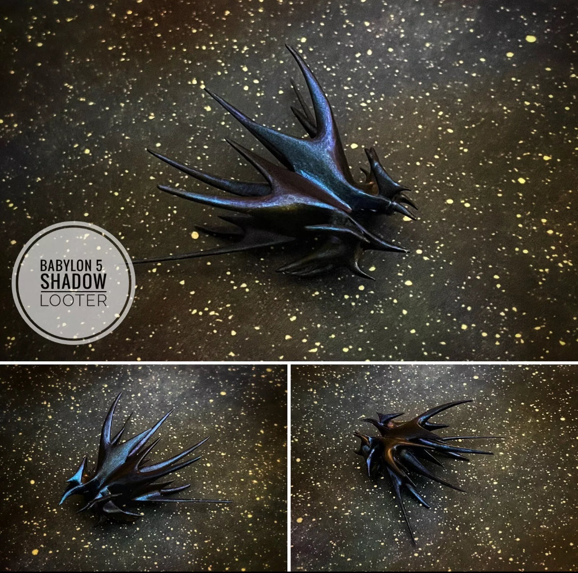 Babylon 5 SHADOW Looter 1/270 Raw UNPAINTED 12k 3Dprint resin FanArt