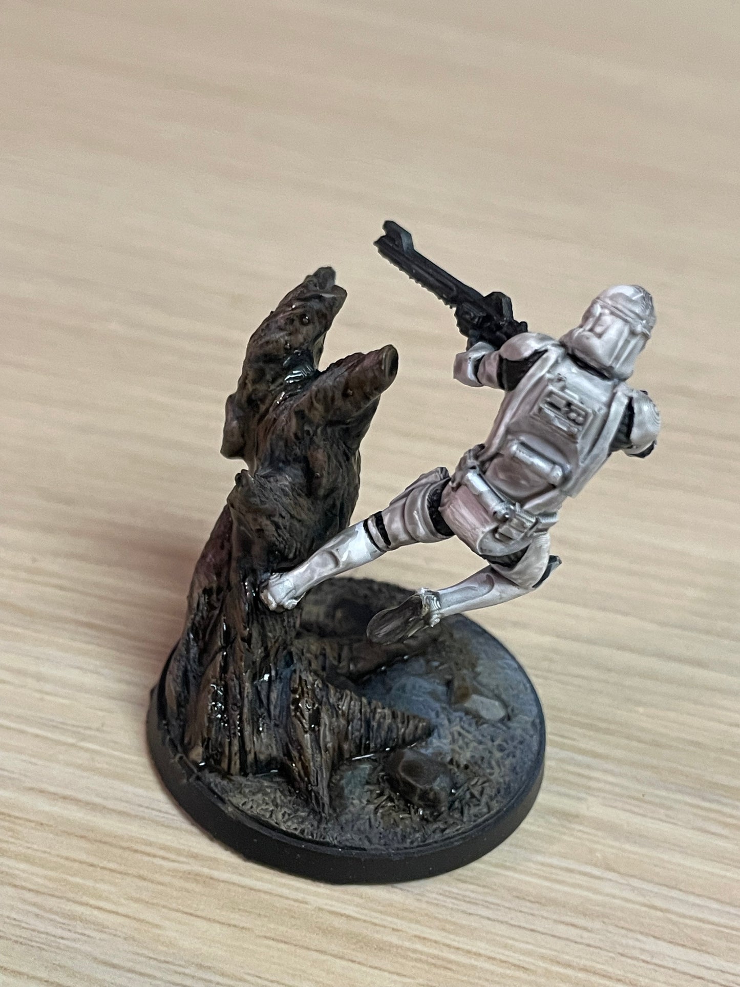 Star Wars LEGION Shatter Scale Clone Troopers (3) • Raw/Unpainted -or- Hand Painted Model 3D 14k Resin