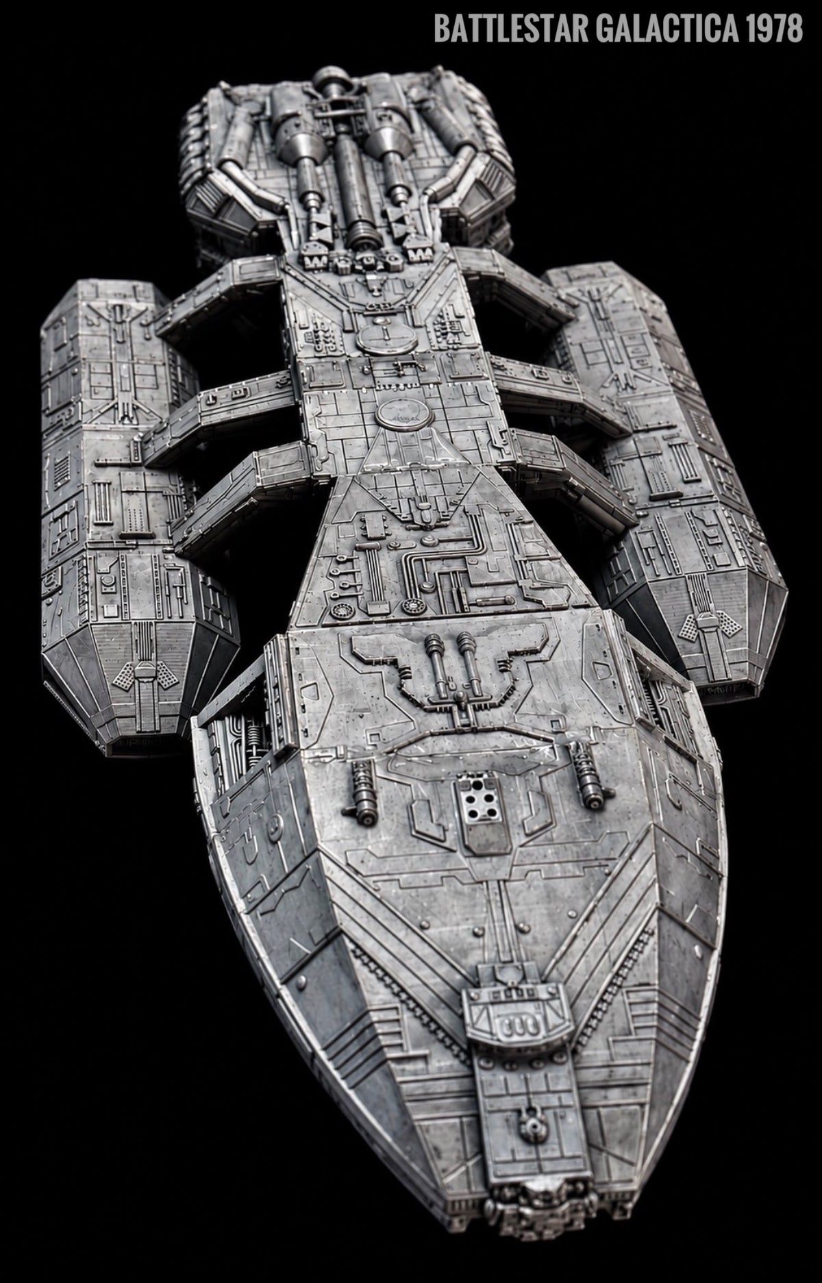 BSG Battlestar Galactica 1978 TOS Galactica 36” model • 16k Hi-res FanArt 3D Print