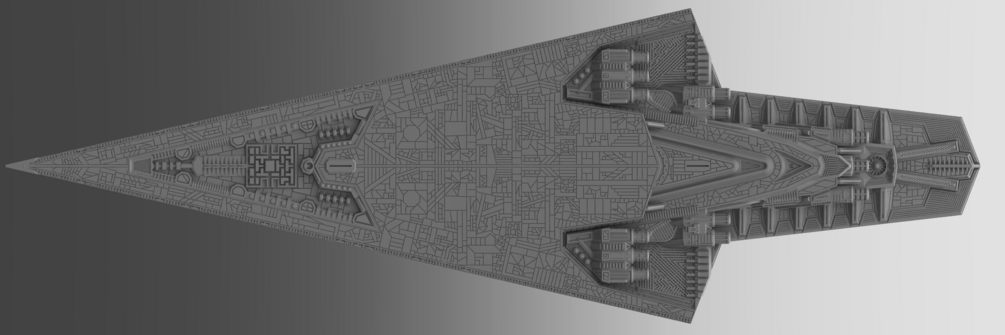 Star Wars Armada Executor Super Star Destroyer 16k Hi-res 3D Print