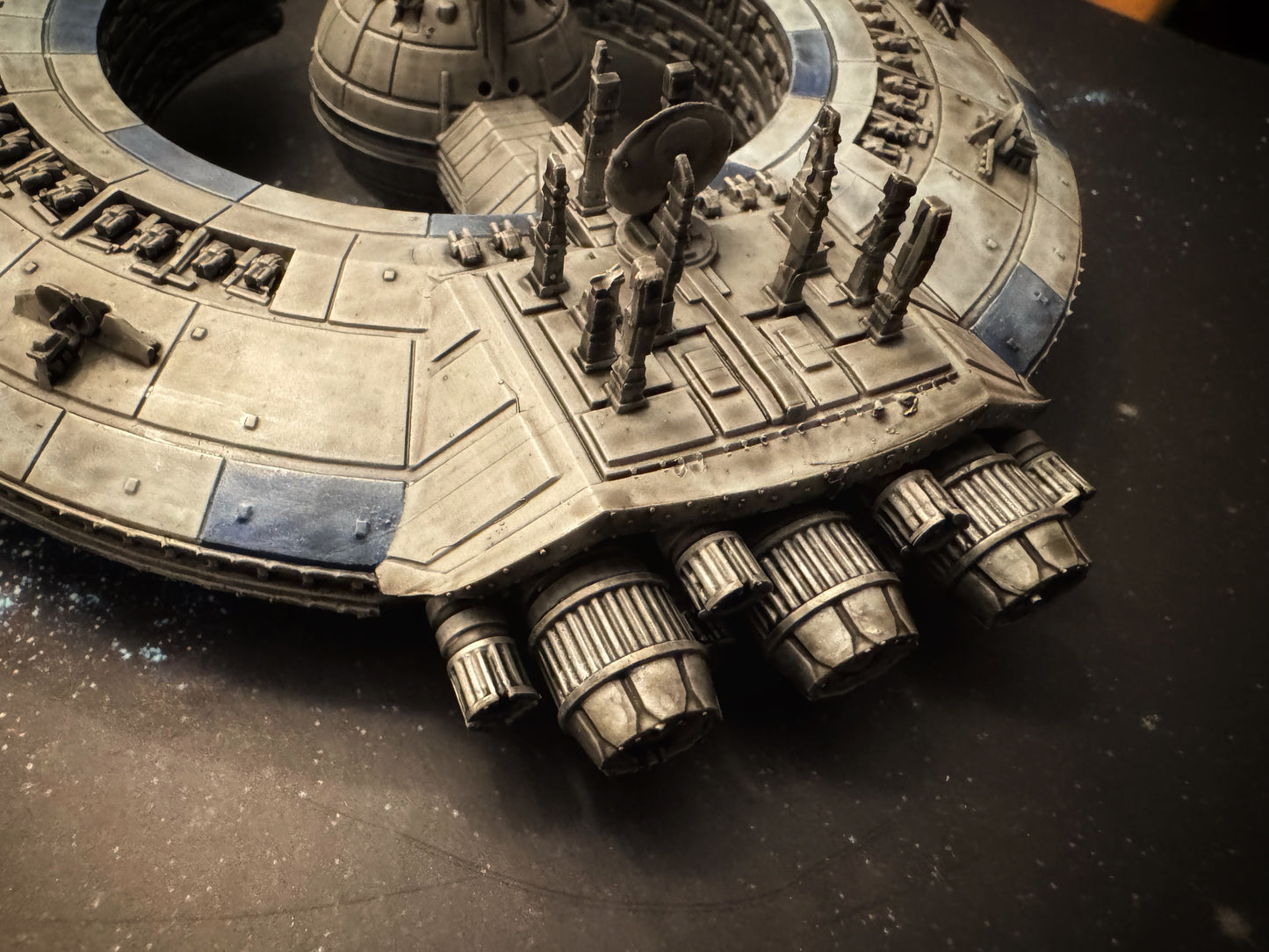 Star Wars Armada CIS Lucrehulk Battlecruiser Raw/Unpainted -or- Hand Painted Model 3D 14k Resin