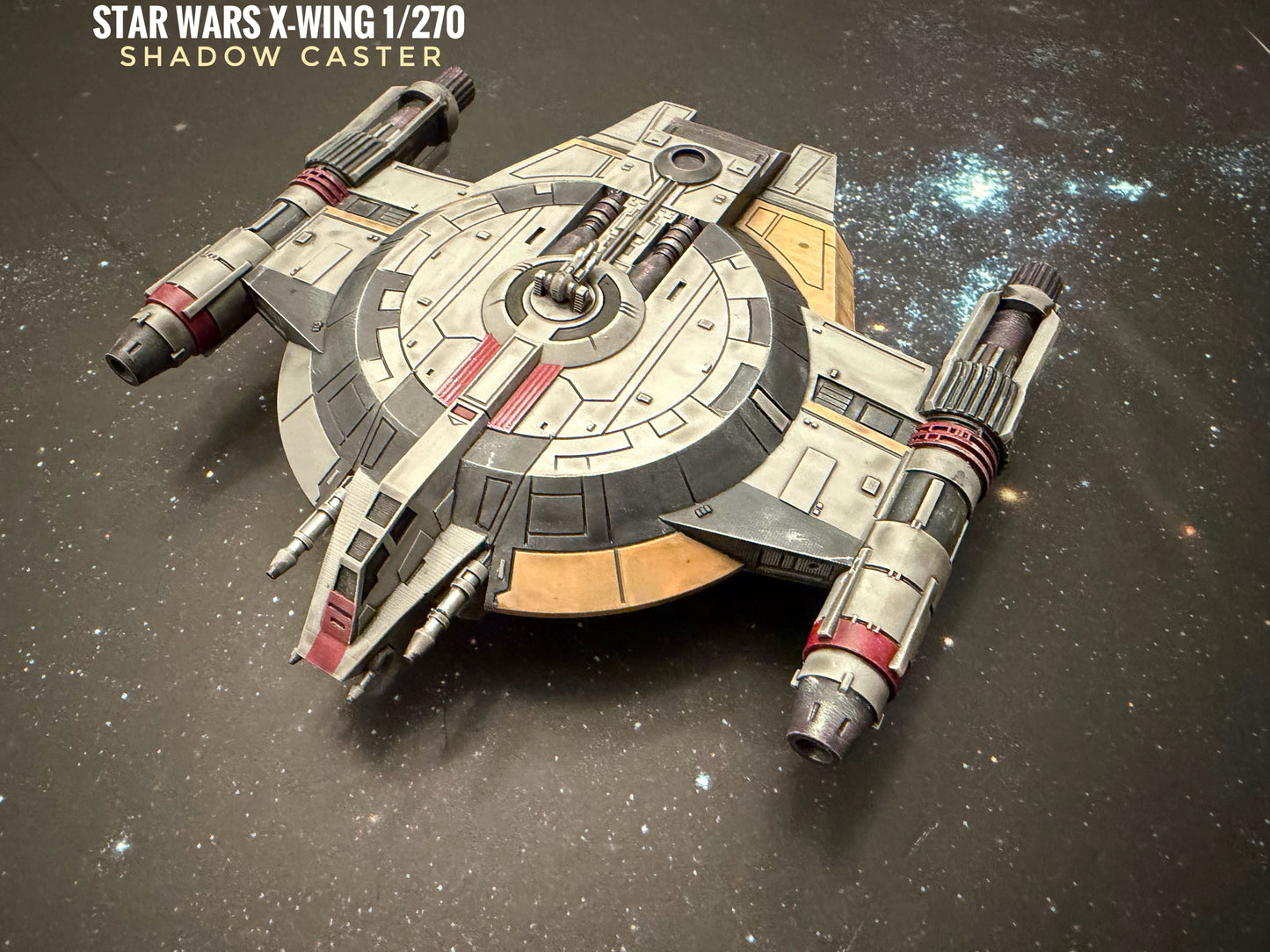 Star Wars X-Wing 1/270 Shadow Caster 14k 3D
