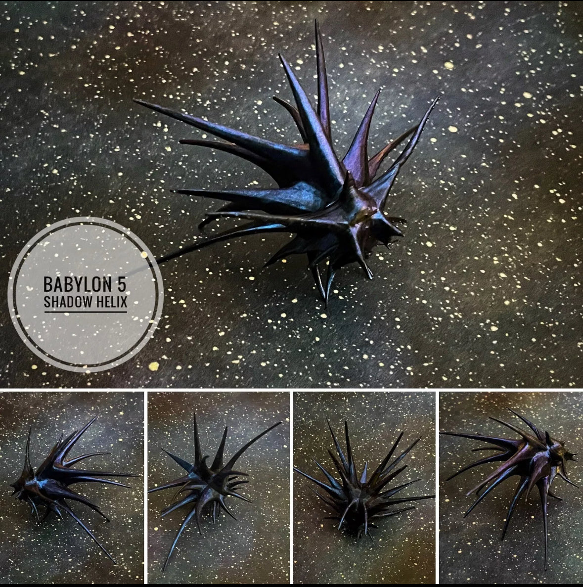 Babylon 5 SHADOWS HELIX 1/270 RAW unpainted 12k 3Dprint resin FanArt