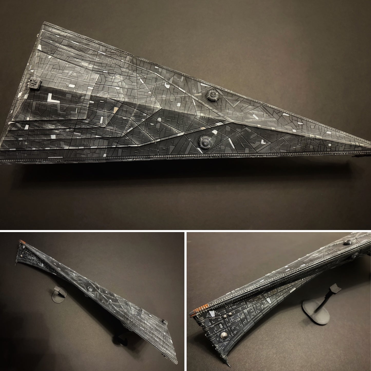 Star Wars Armada Dark Empire ECLIPSE 1 Super Star Destroyer 24” 14k 3D printed