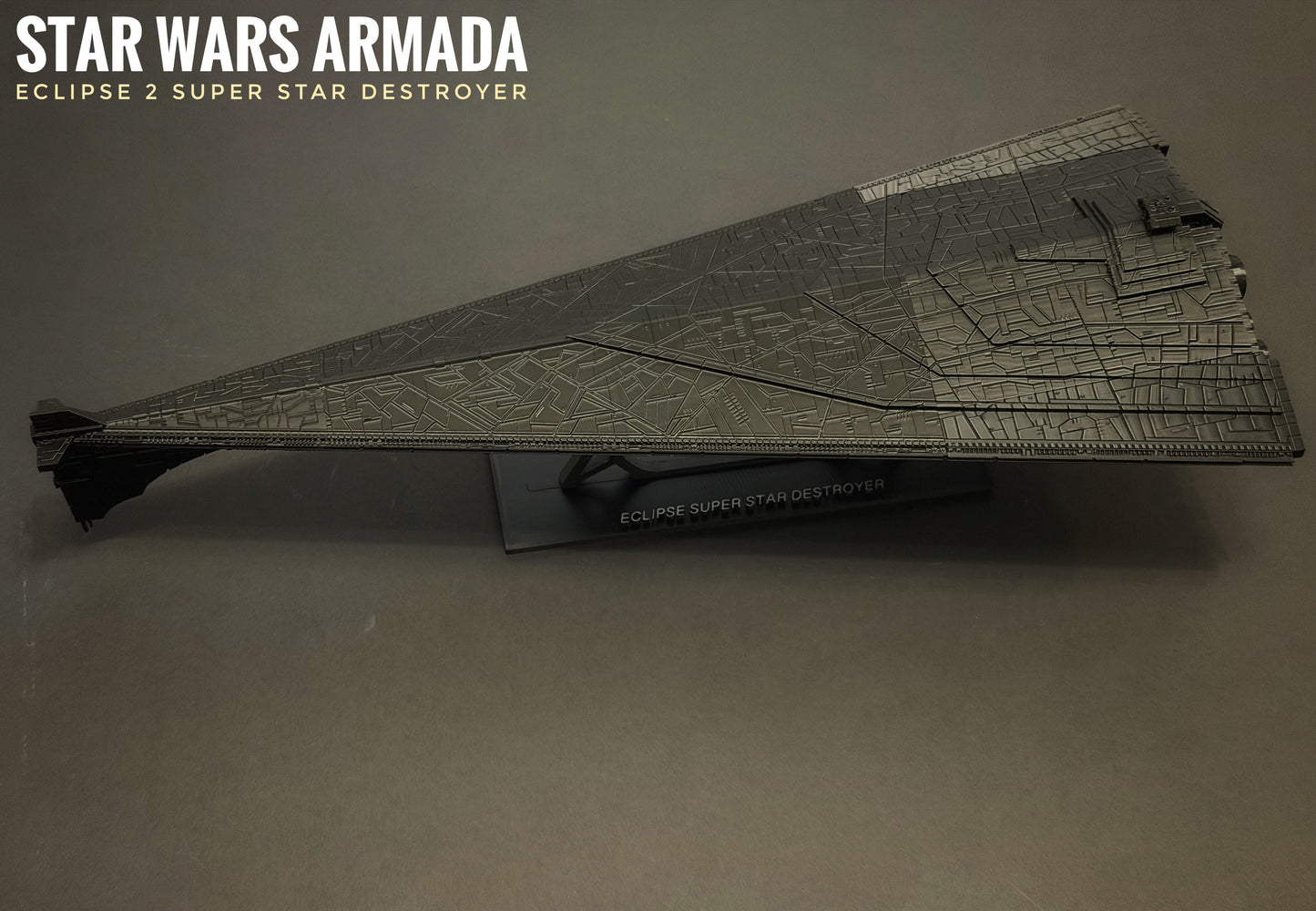 Star Wars Armada Dark Empire ECLIPSE 2 Super Star Destroyer 24” 14k 3D printed