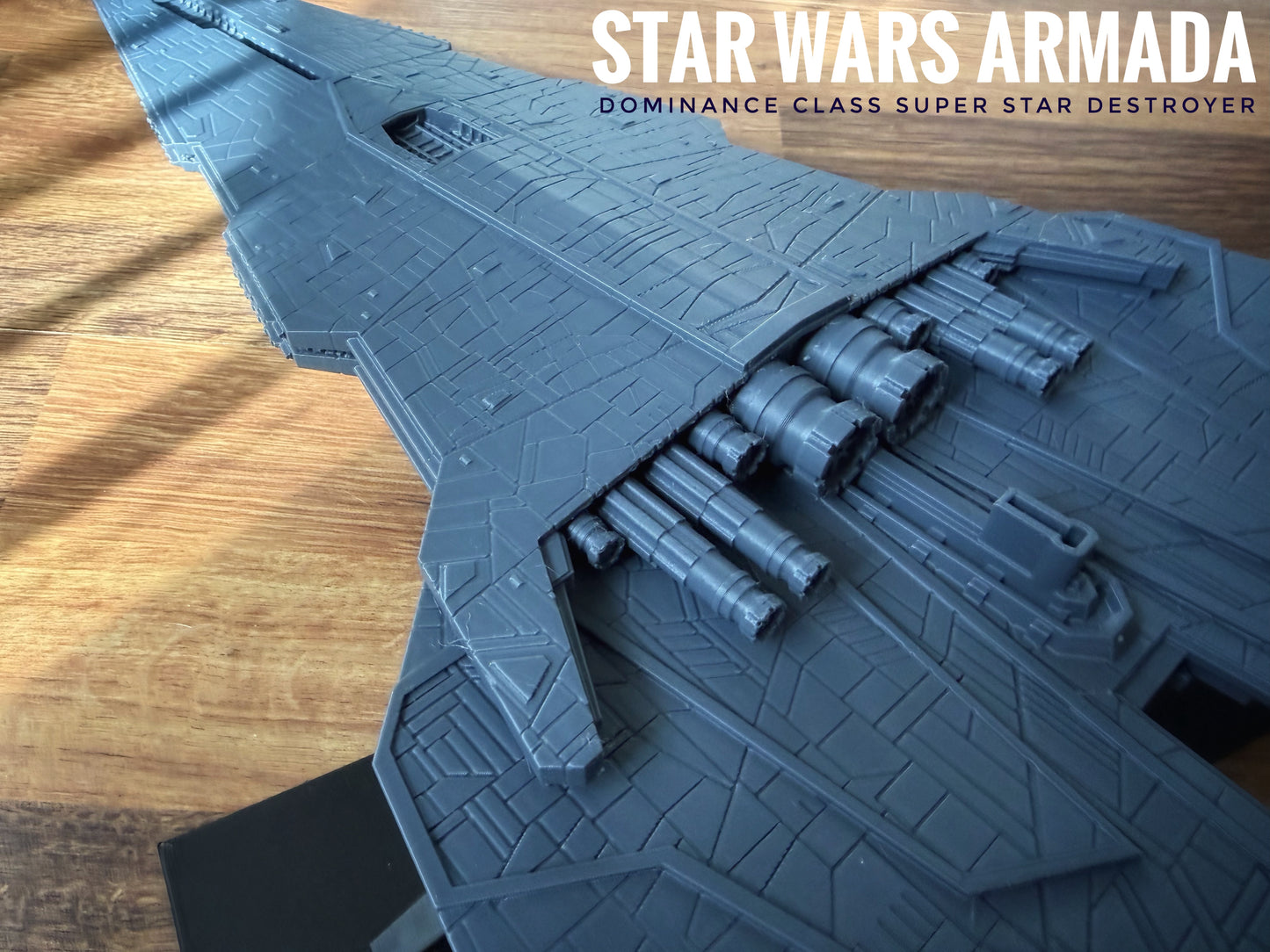 Star Wars Armada Dominance-Class Super Star Destroyer 24” 14k 3D printed