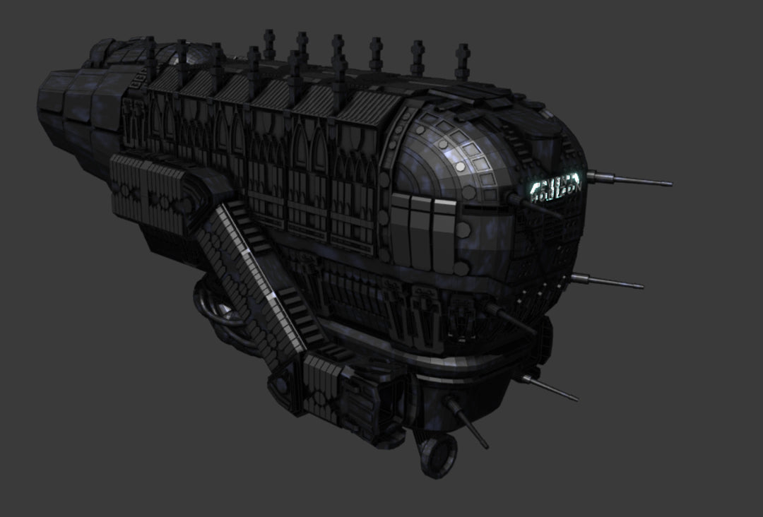 Event Horizon Movie Starship HIGH detail 3D print Dark Edge Games