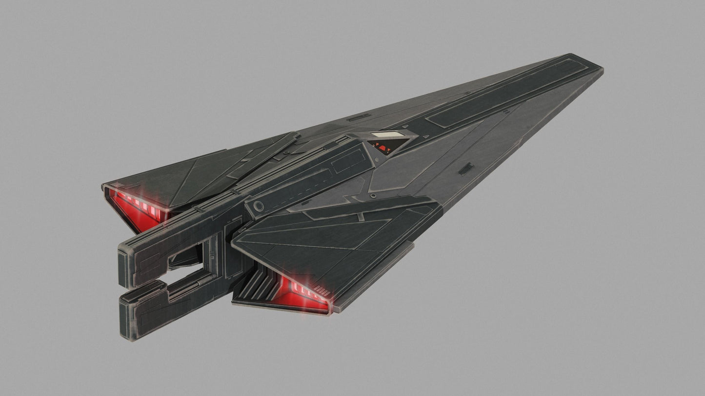 Star Wars X-wing 1/270 Bad Batch Clone Assassin CX Dagger Starship Raw or PAINTED Resin 12k 3D