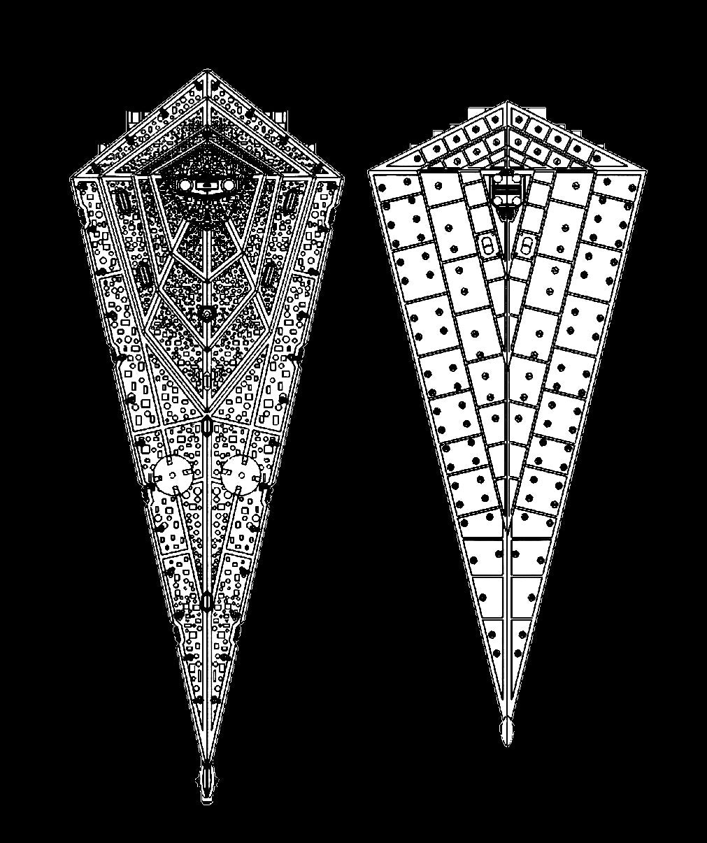 Star Wars Armada Dark Empire ECLIPSE Super Star Destroyer Raw OR Fully hand-painted Model 3D 12k Resin