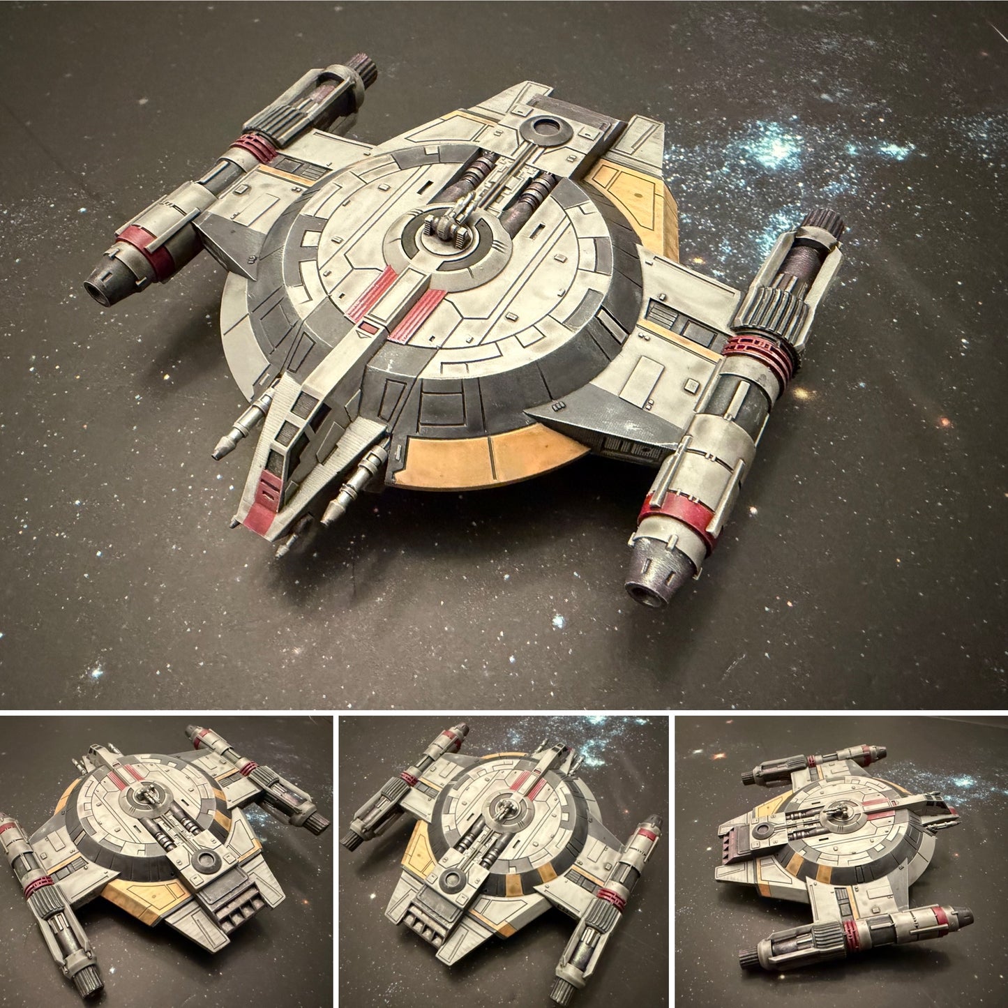 Star Wars X-Wing 1/270 Shadow Caster 14k 3D