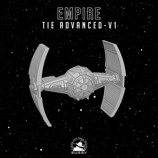 Star Wars X-Wing 1/270 Empire TIE Advanced V1 16k 3D print