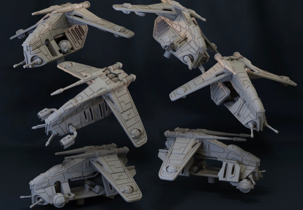 Star Wars X-Wing 1/270 LAATi carrier 14k 3D