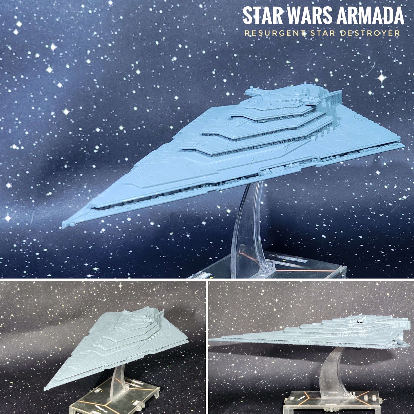 Star Wars Armada First Order Resurgent Star Destroyer 14k 3D