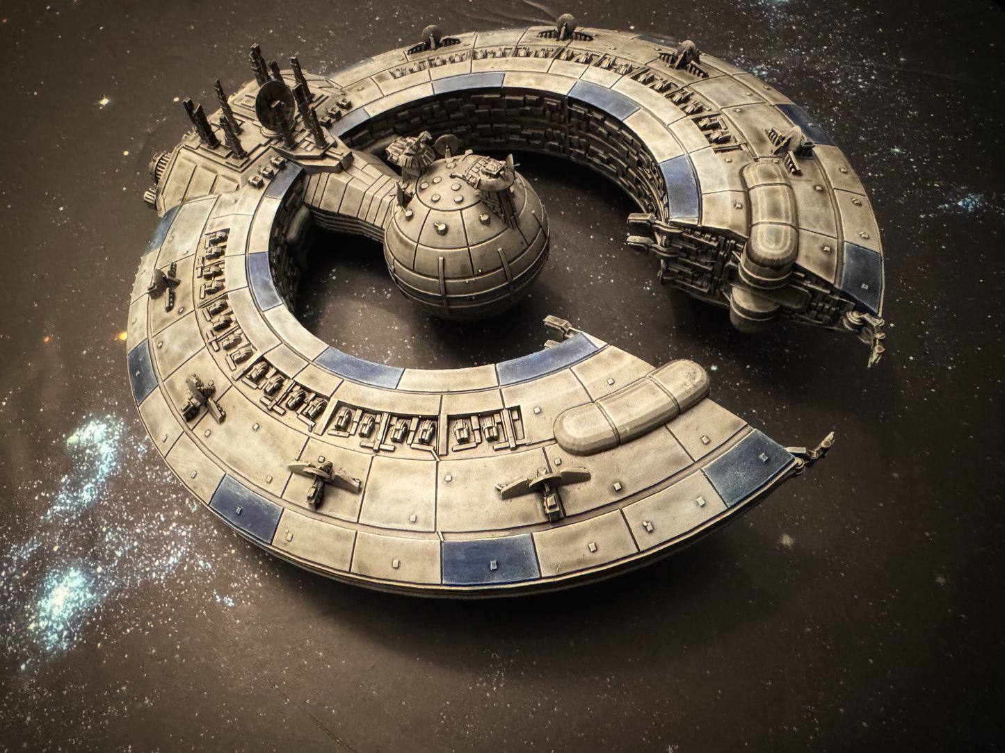 Star Wars Armada CIS Lucrehulk Battlecruiser Raw/Unpainted -or- Hand Painted Model 3D 14k Resin