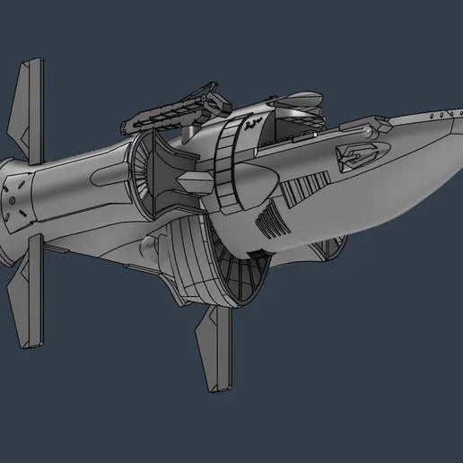 Cowboy Bebop “The Bebop” ship 16k 3D print