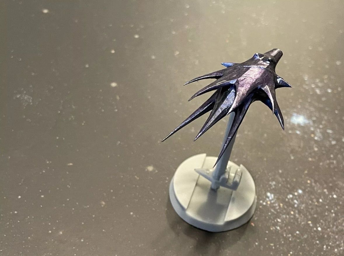 Babylon 5 SHADOW Fighter 1/270 Fully Hand-Painted 12k 3Dprint resin FanArt