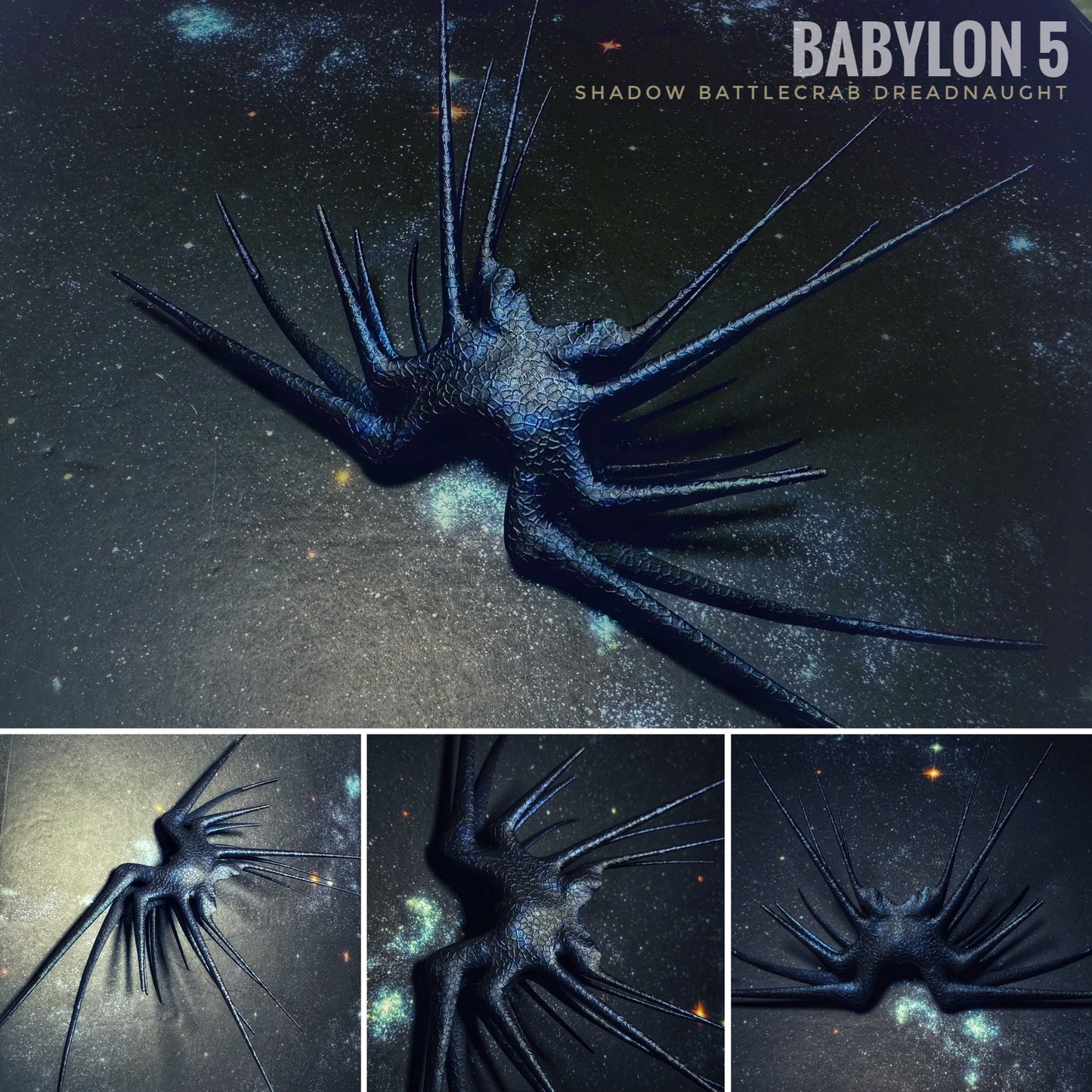 Babylon 5 SHADOW Battlecrab Dreadnaught Raw or Hand-Painted 12k 3Dprint resin FanArt