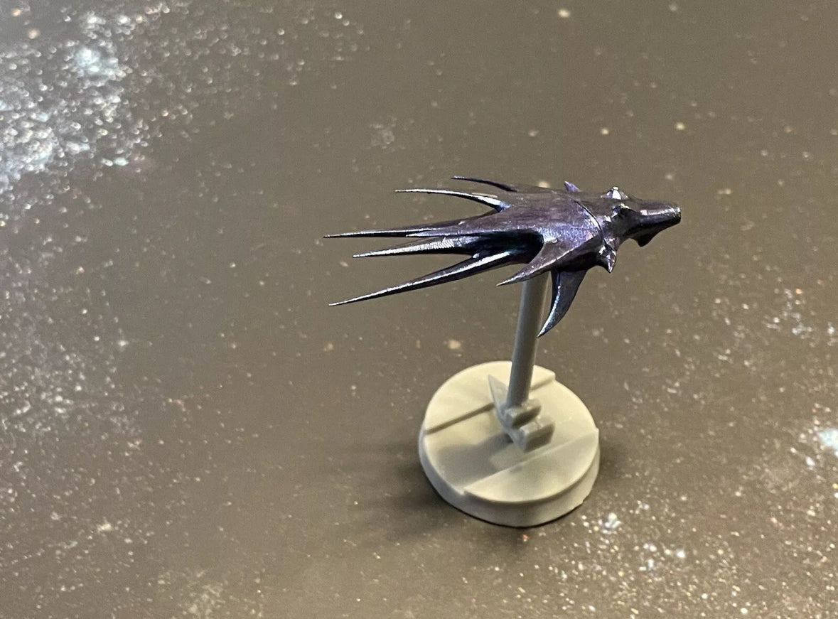 Babylon 5 SHADOW Fighter 1/270 Raw UNPAINTED 12k 3Dprint resin FanArt