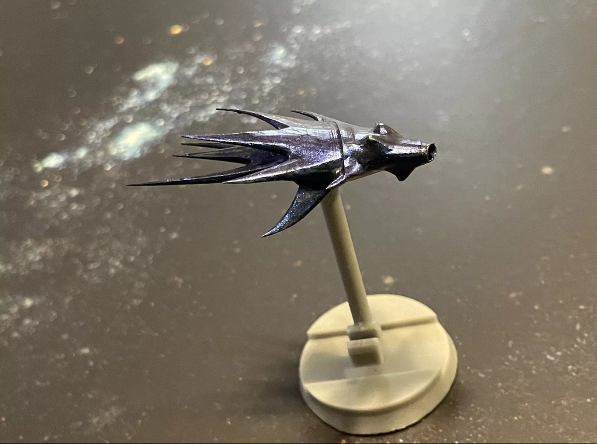 Babylon 5 SHADOW Fighter 1/270 Raw UNPAINTED 12k 3Dprint resin FanArt