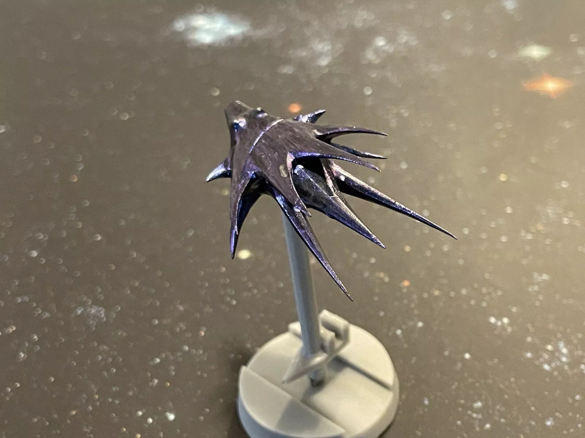 Babylon 5 SHADOW Fighter 1/270 Fully Hand-Painted 12k 3Dprint resin FanArt