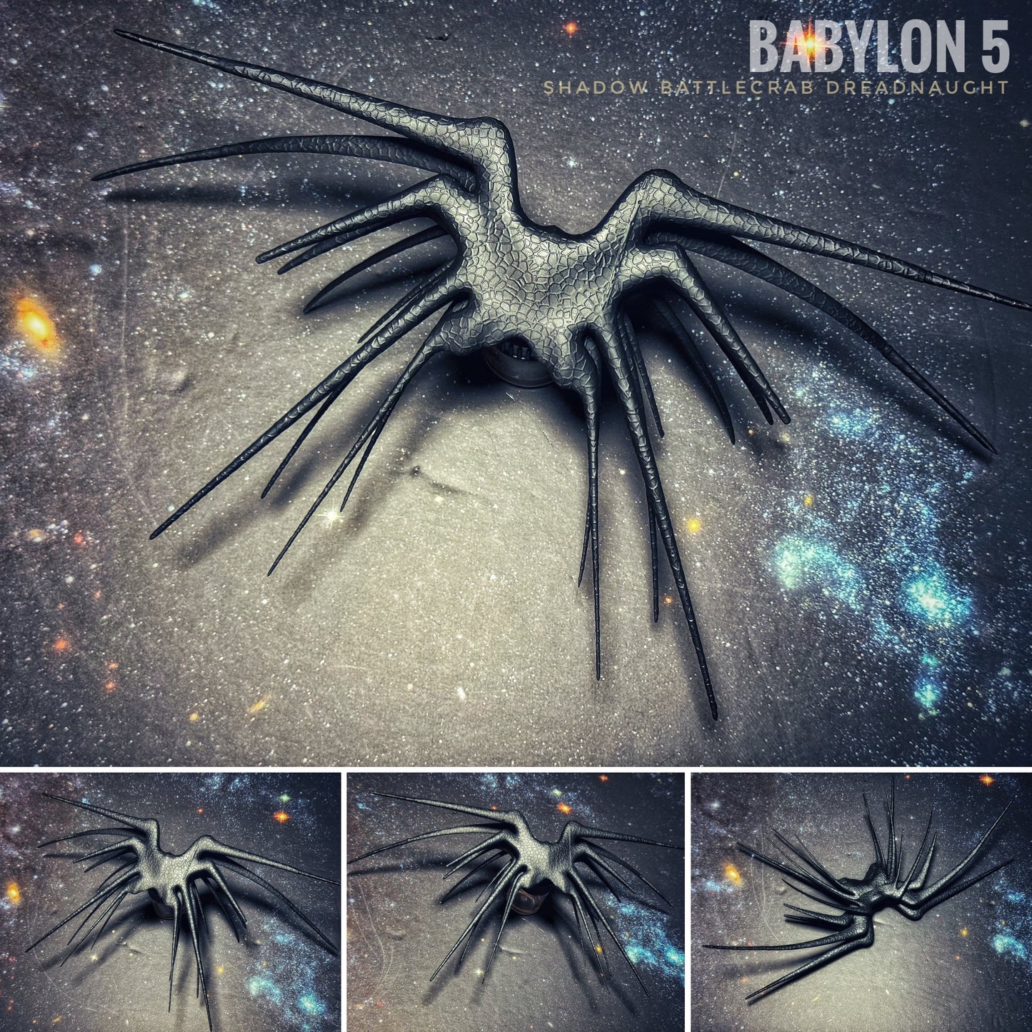 Babylon 5 SHADOW Battlecrab Dreadnaught Raw or Hand-Painted 12k 3Dprint resin FanArt