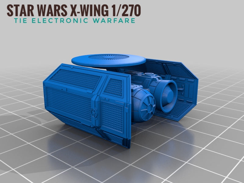 Star Wars X-Wing 1/270 TIE Electronic Warfare • Painted or Raw/Unpainted 12k HRres 3D