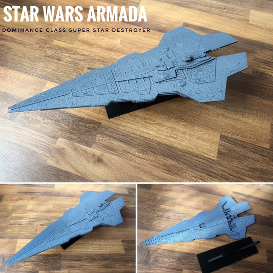 Star Wars Armada Dominance-Class Super Star Destroyer 24” 14k 3D printed